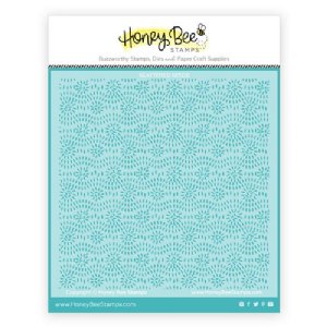 Honey Bee Stamps - Stencil - Scattered Seeds Background