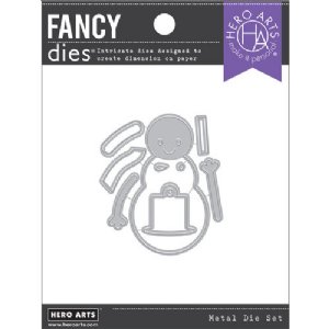 Hero Arts - Fancy Die - Snowman Gift Tag 