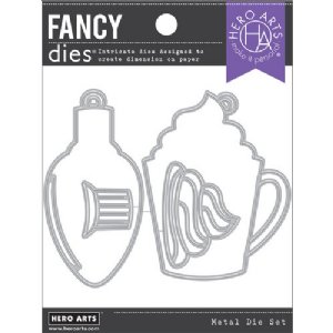 Hero Arts - Fancy Die - Light & Mug Tag 
