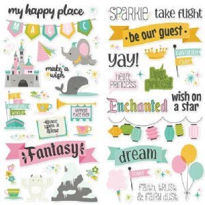 Simple Stories - Foam Stickers - Say Cheese Fantasy at the Park