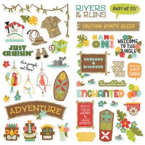 Simple Stories - Foam Stickers - Say Cheese Adventure at the Park