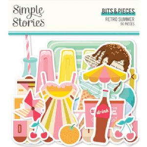 Simple Stories - Bits & Pieces - Retro Summer