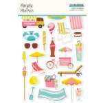 Simple Stories - Sticker Book - Retro Summer