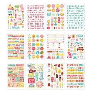 Simple Stories - Sticker Book - Retro Summer