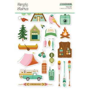 Simple Stories - Sticker Book - Trail Mix
