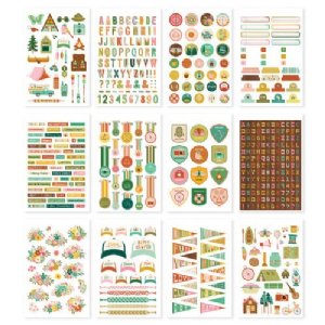 Simple Stories - Sticker Book - Trail Mix