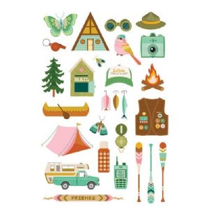 Simple Stories - Sticker Book - Trail Mix