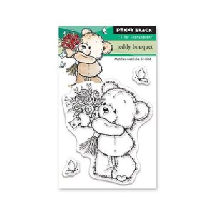 Penny Black - Clear Stamp - Teddy Bouquet