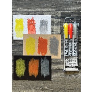 Ranger Ink - Distress Mica Crayon Set - Halloween Set 3