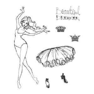 Spellbinders - Clearstamp - Beautiful Dreamer