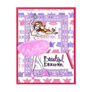 Spellbinders - Clearstamp - Beautiful Dreamer