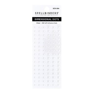 Spellbinders - Card Shoppe Essentials Collection - Dimensional Enamel Dots - Clear