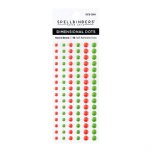 Spellbinders - Dimensional Enamel Dots - Red & Green