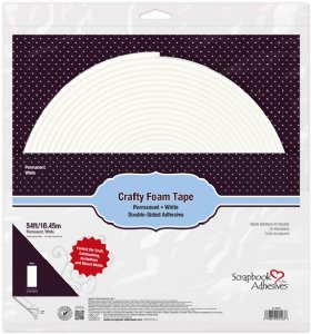 Scrapbook Adhesives - Crafty Foam Tape - White (54ft)