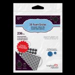 Scrapbook Adhesives - 3D Foam Circles Black Mix