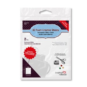 Scrapbook Adhesives - 3D Foam Creative Sheets White