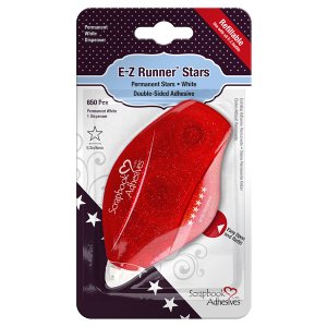 Scrapbook Adhesives - E-Z Runner Stars Refillable - White