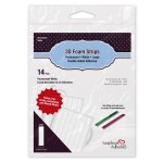 Scrapbook Adhesives - 3D Foam Strips - Large White