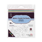 Scrapbook Adhesives - Metallic Transfer Foil Sheets - Pastel Colors