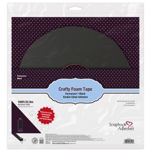 Scrapbook Adhesives - Crafty Foam Tape - Black (108ft/32.9m))