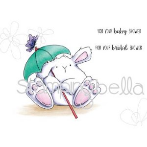 Stamping Bella - Cling Stamp - Shower Bunny Wobble