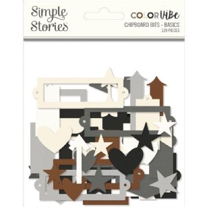 Simple Stories - Chipboard Bits - Basics