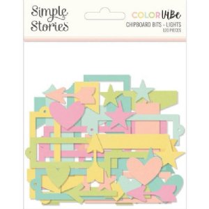 Simple Stories - Chipboard Bits - Lights