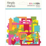 Simple Stories - Chipboard Bits - Brights