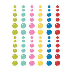 Simple Stories - Color Vibe Enamel Dots - Summer