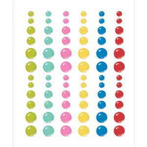 Simple Stories - Color Vibe Enamel Dots - Summer