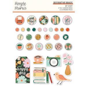 Simple Stories - Decorative Brads - My Story