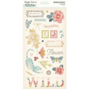 Simple Stories - 6X12 Chipboard - Wildflower