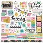 Simple Stories - 12X12 Cardstock Sticker Sheet - Simple Vintage Life in Bloom