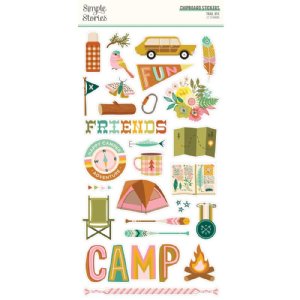 Simple Stories - 6X12 Chipboard - Trail Mix