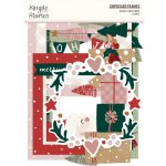 Simple Stories - Chipboard Frames - Boho Christmas