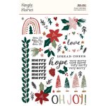 Simple Stories - Rub-ons - Boho Christmas