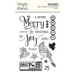 Simple Stories - Clear Stamp - Simple Vintage 'Tis The Season