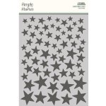 Simple Stories - Stencil - Simple Vintage 'Tis The Season - Chrsitmas Stars
