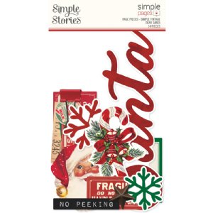 Simple Stories - Simple Pages Page Pieces - Simple Vintage Dear Santa