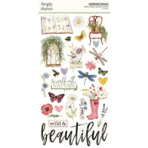 Simple Stories - 6X12 Chipboard - Simple Vintage Meadow Flowers