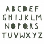 Tim Holtz - Dies - Alphabet - Cutout Upper