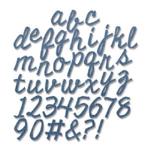 Tim Holtz - Dies - Cutout Script (74pk)