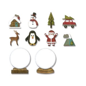 Tim Holtz - Dies - Tiny Snowglobes (11pk)