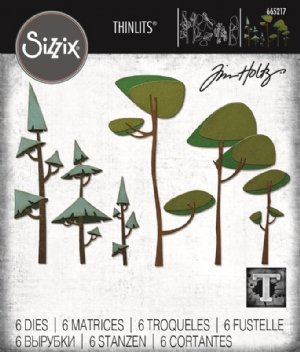 Tim Holtz - Dies - Funky Trees