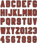 Tim Holtz - Dies Set - Alphanumeric Varsity