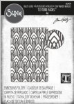 Tim Holtz - Multi-Level Texture Fades Embossing Folder - Arched