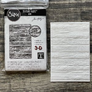 Tim Holtz - 3D Embossing Folder - Mini Lumber