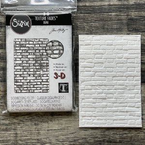 Tim Holtz - 3D Embossing Folder - Mini Brickwork