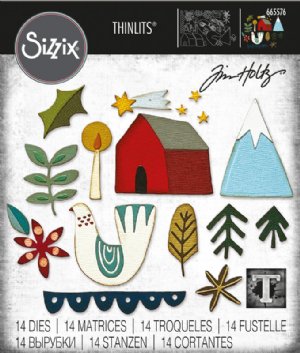 Tim Holtz - Dies - Funky Nordic (14pk)