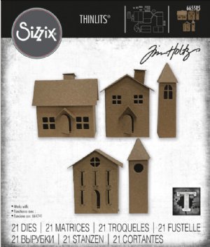 Tim Holtz - Dies - Paper Village #2 (21pk)